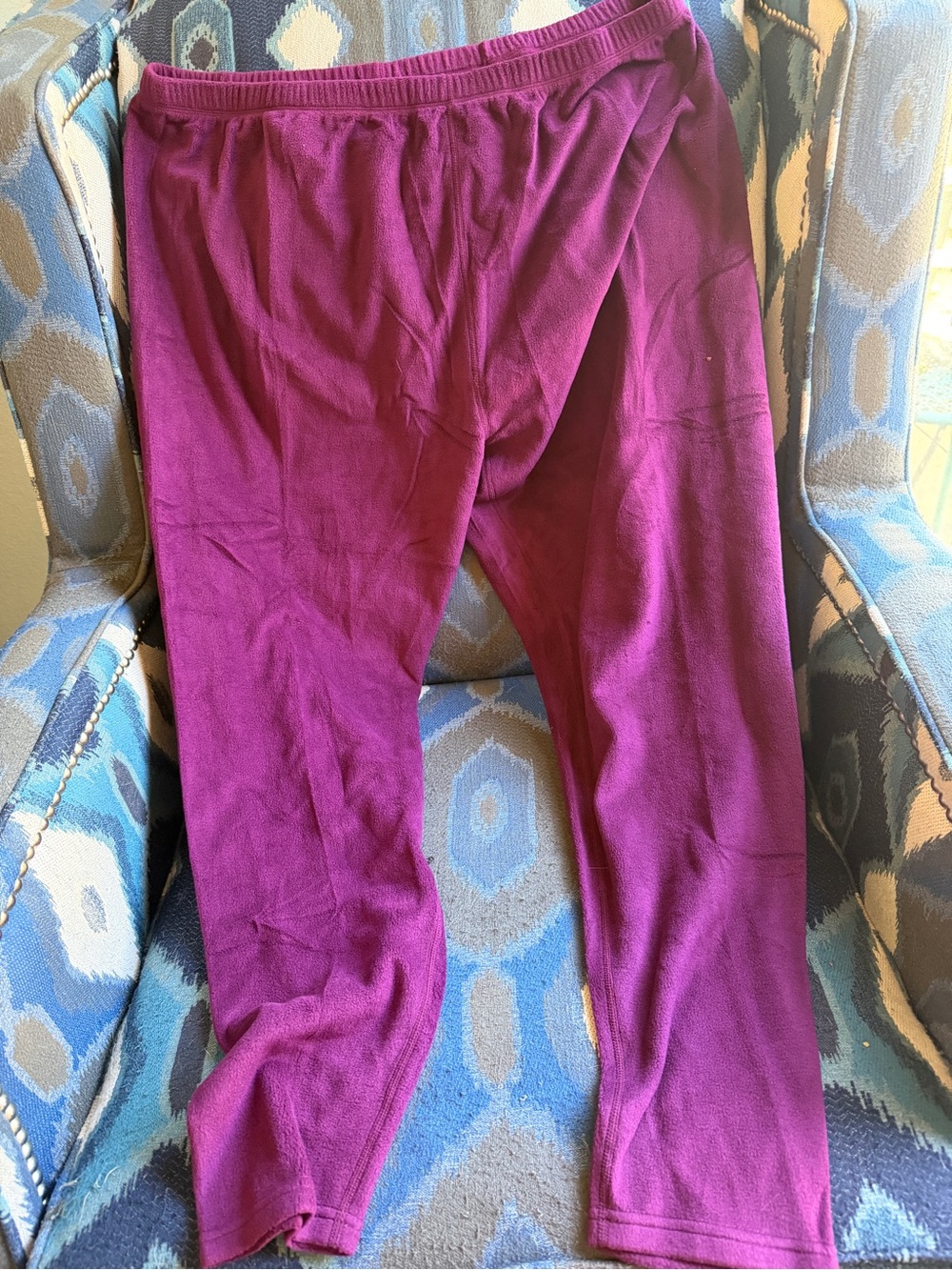 Fruit of the Loom Women's Thermal Sweats - Berry Plum